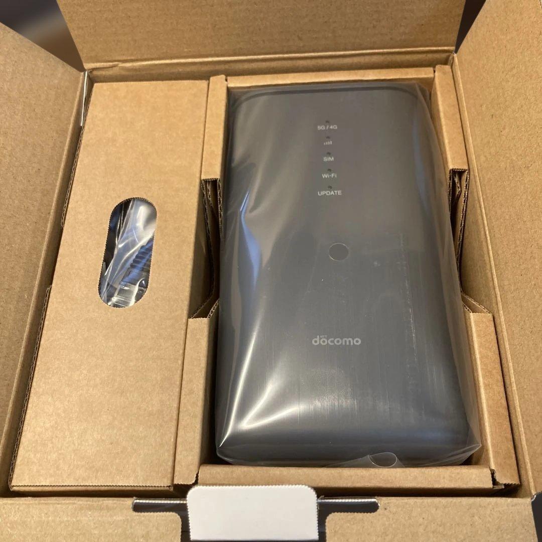 【新品未使用】docomo 5G(HR02) ダークグレー
