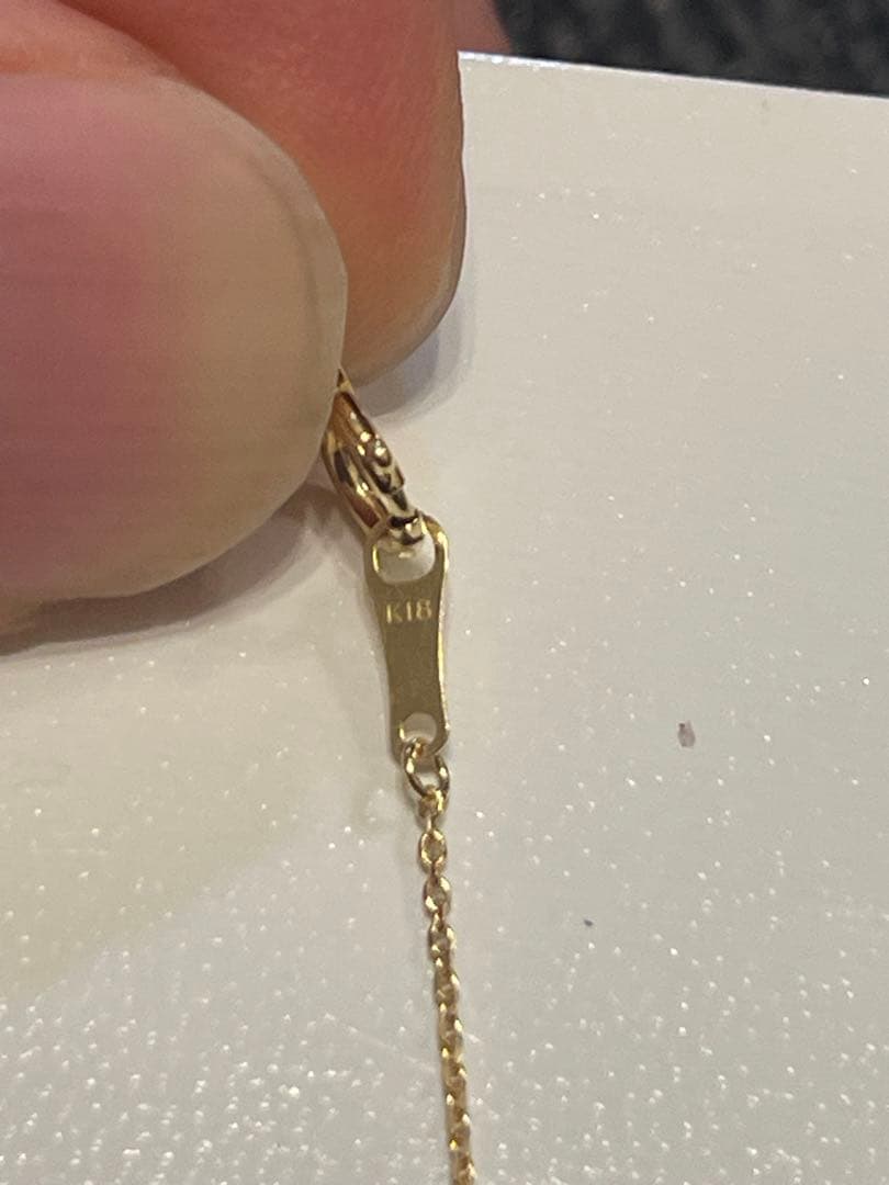 K18 ジミーズチャーマー　ダイヤ　ネックレス　秋山着用