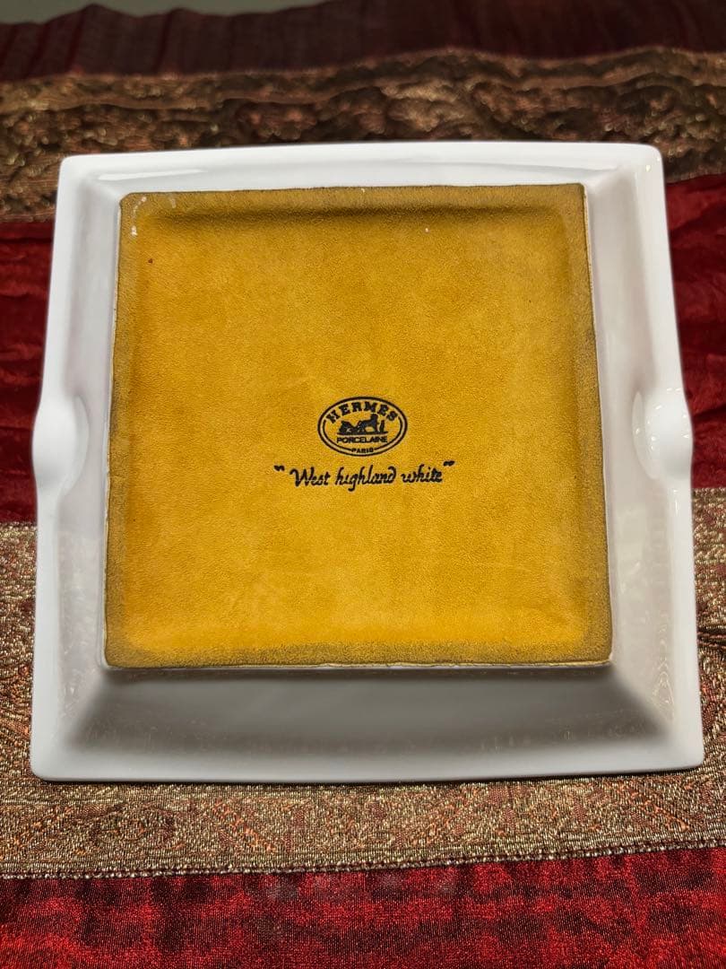 希少　HERMES West Highland White 灰皿