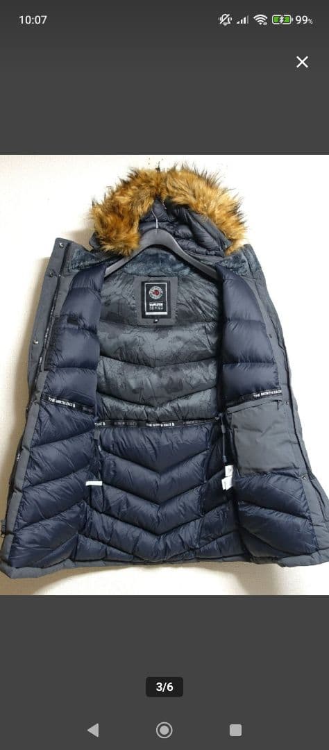 （週末特価）超美品 ノースフェイス　マクマード ハイベント マウンテンダウン S