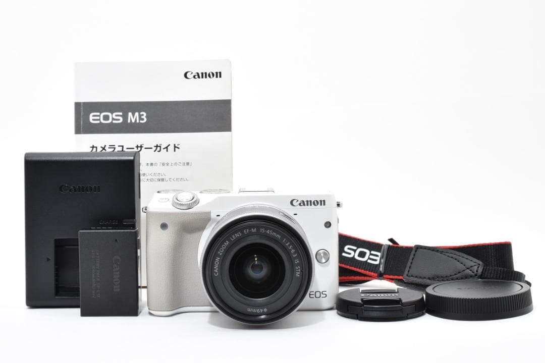 ■美品■Canon キヤノン EOS M3 15-45mm IS STM