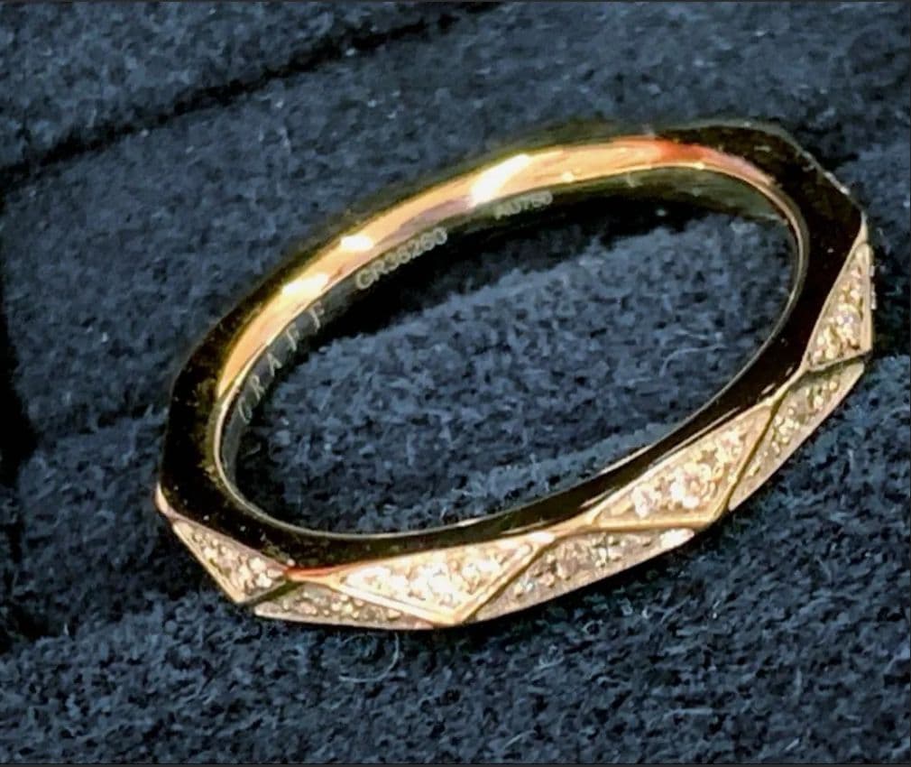 グラフ GRAFF ローレンスグラフ シグネチャー フルエタニティ リング 9号