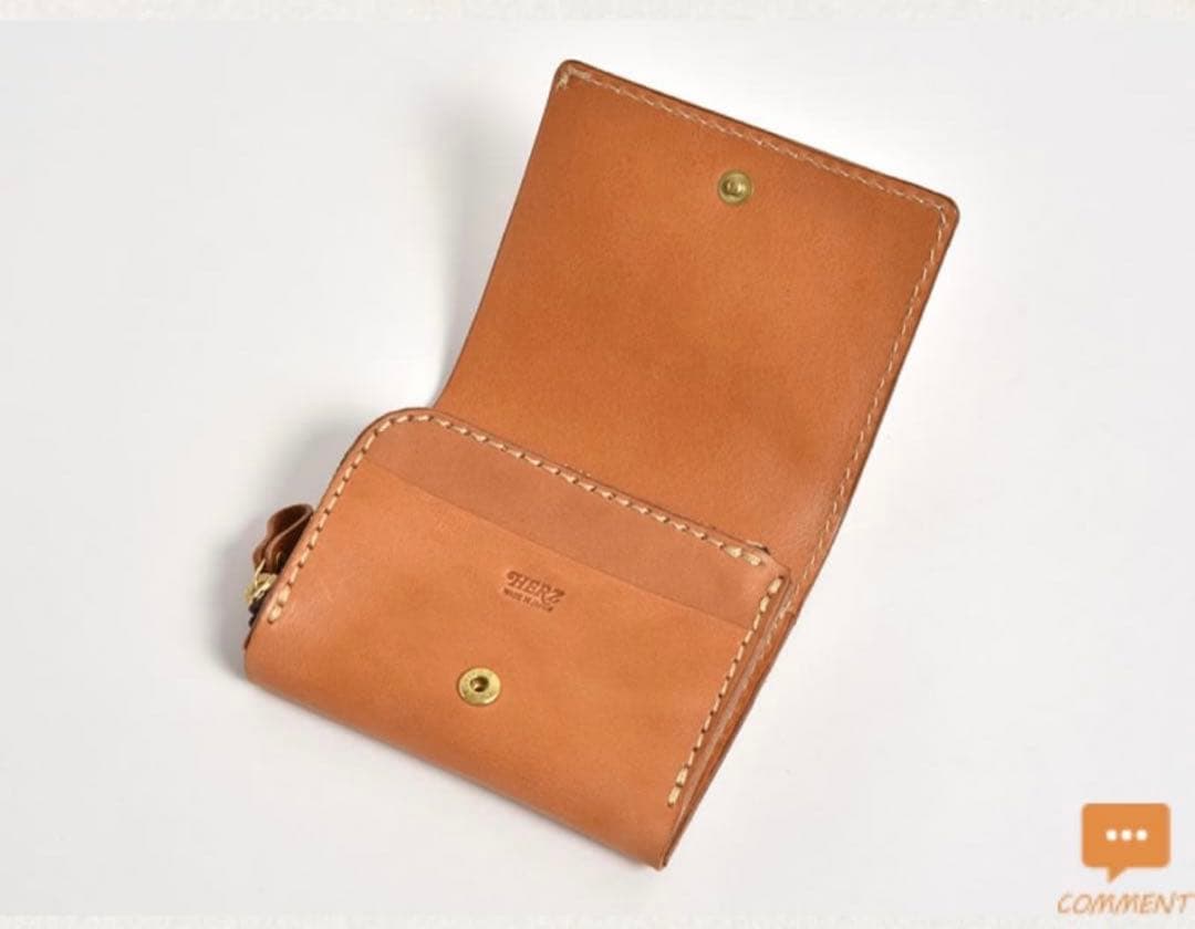 HERZ 小型の二つ折り財布 限定色 セルリアンブルー ヘルツ