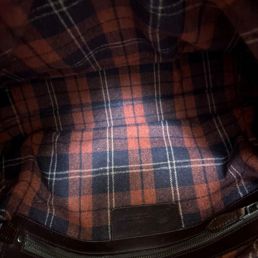 バッグ GANZO HORWEEN / leather messenger bag