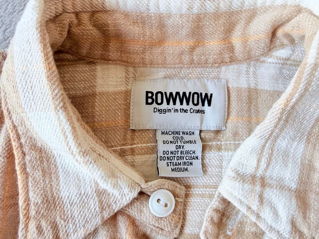 ロ*ク様 bow wow ペインター　フランネルシャツ