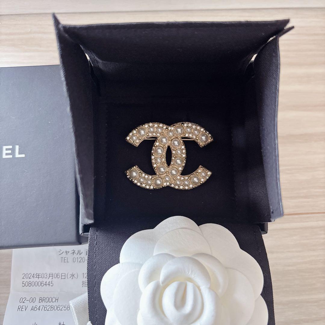CHANEL シャネル ココマーク ブローチ　コスチュームパール 2024年購入
