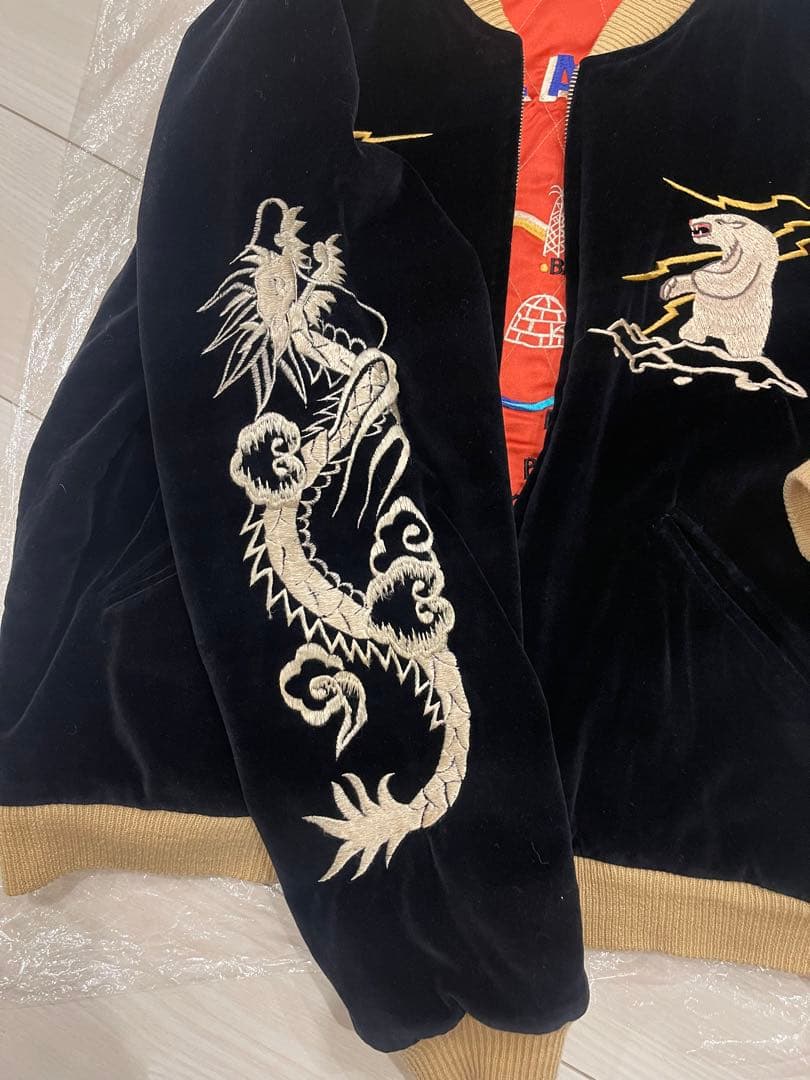 【L】希少 M品番 TAILOR TOYO 別珍 スカジャン