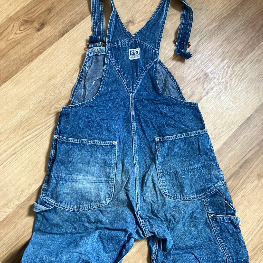 さ*ー様 ビンテージ 40s Lee ハウスマーク　デニムオーバーオール