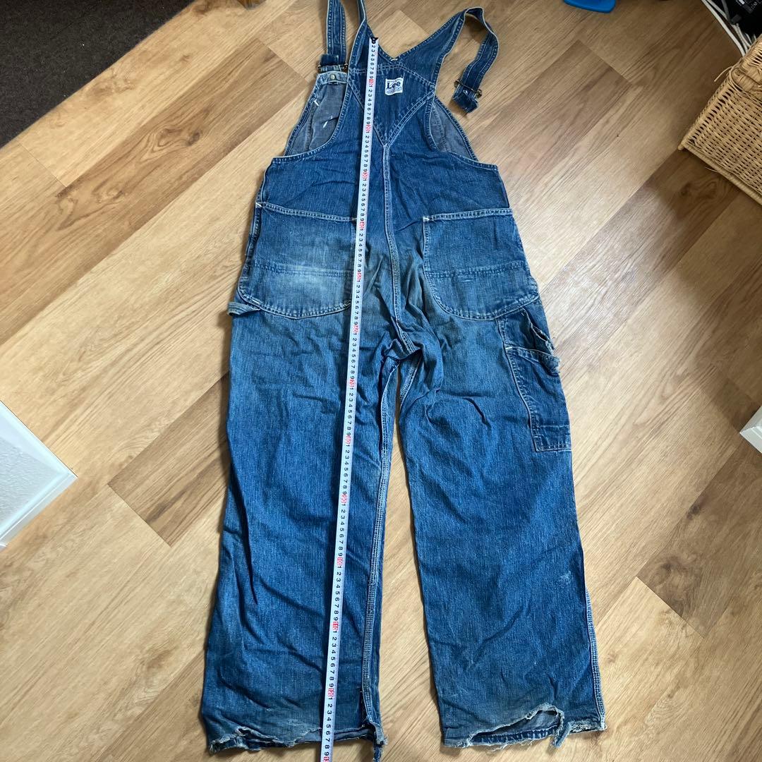 さ*ー様 ビンテージ 40s Lee ハウスマーク　デニムオーバーオール