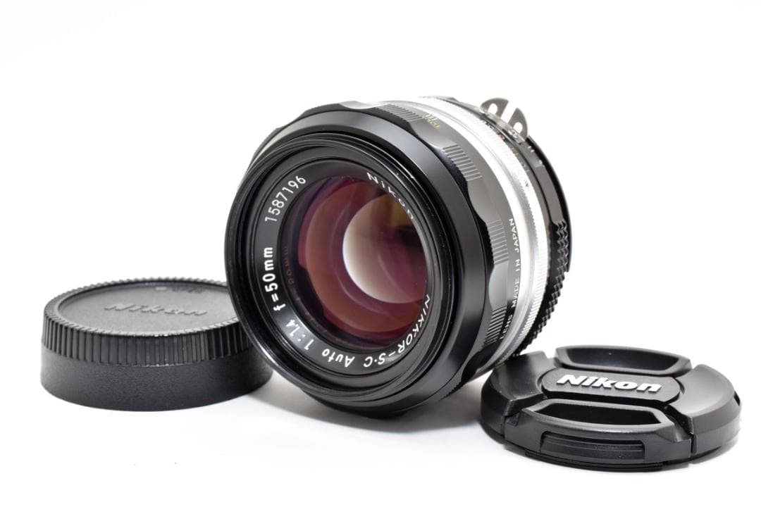 超美品 NIKON AI S.C Auto 50mm f1.4 MF M148