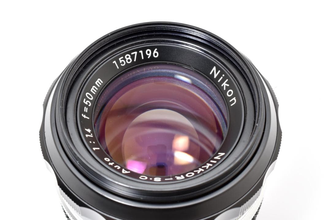 超美品 NIKON AI S.C Auto 50mm f1.4 MF M148