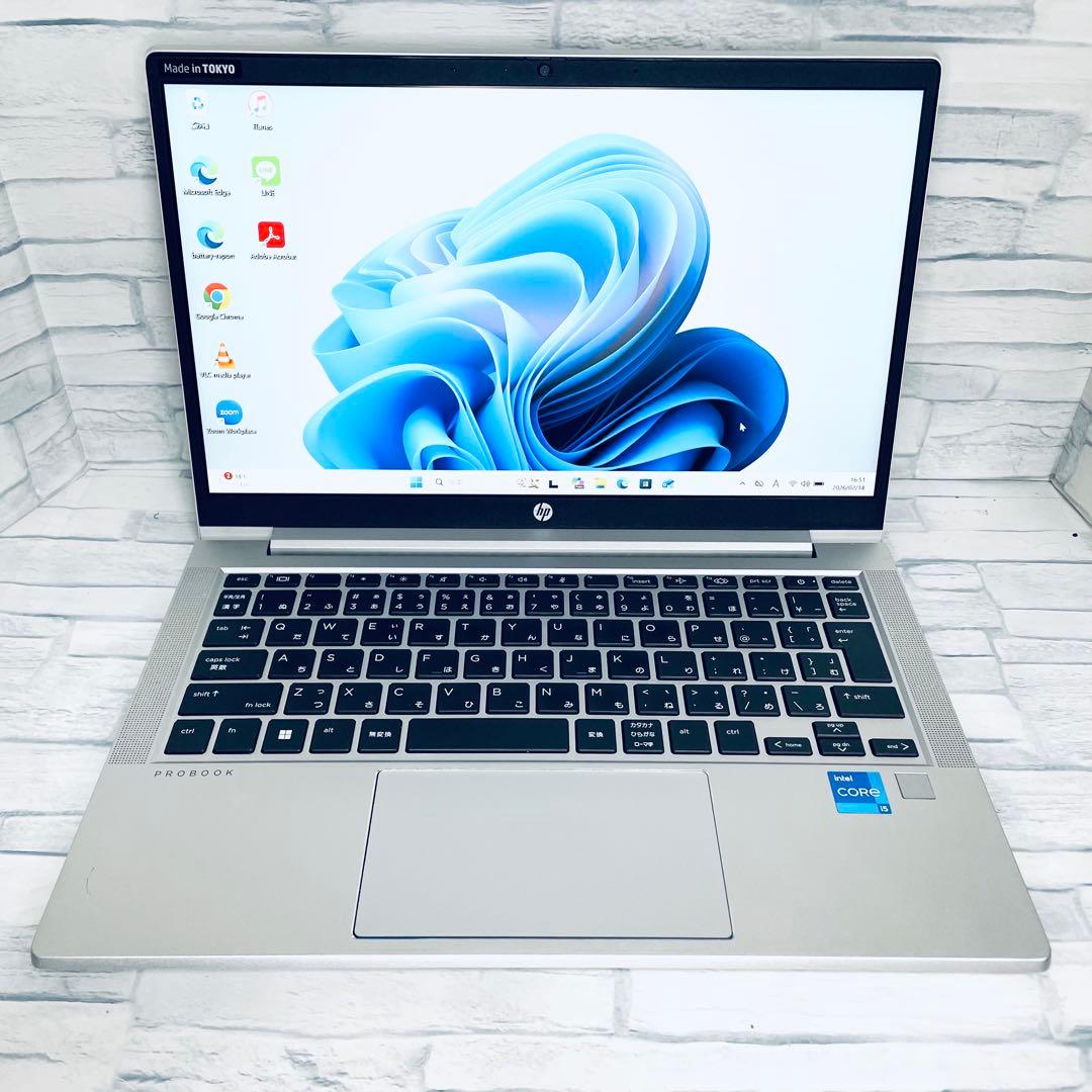 hp probook 430 g8 11世代i5 フルHD office 軽量