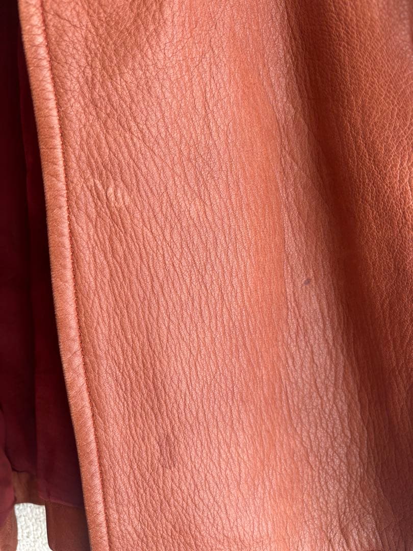 ◆ABAHOUSE◆90s00sデザイナーズ　レザーコート レトロ古着　茶