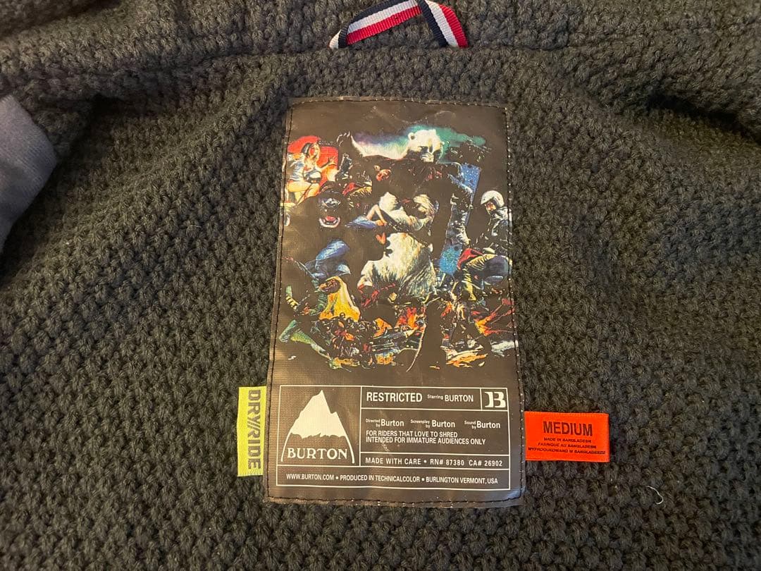 バートン　スノーボードウェア 上下セット　M