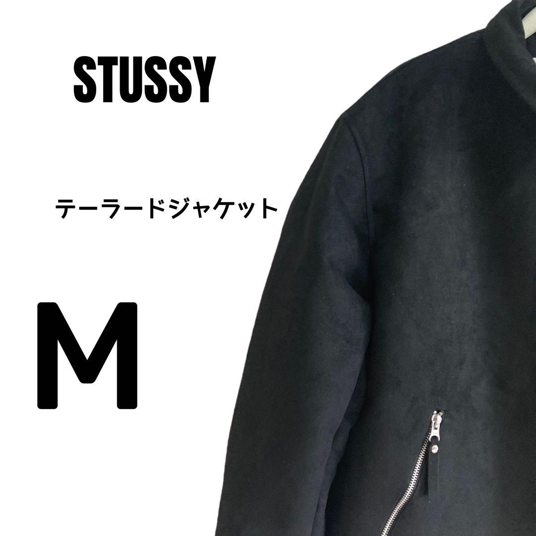 STUSSY Bing JACKET Suedeブラック テーラードジャケット