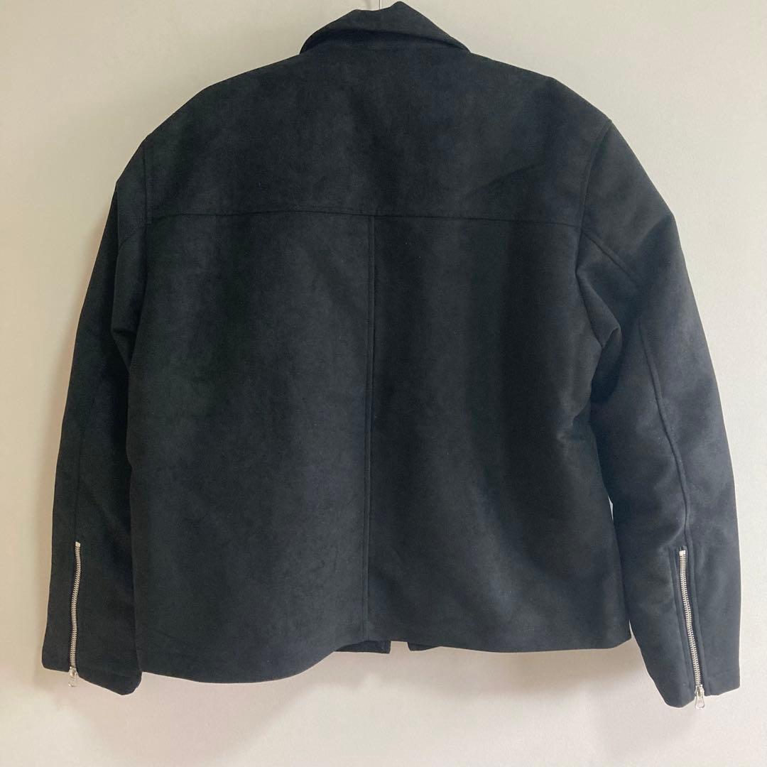 STUSSY Bing JACKET Suedeブラック テーラードジャケット