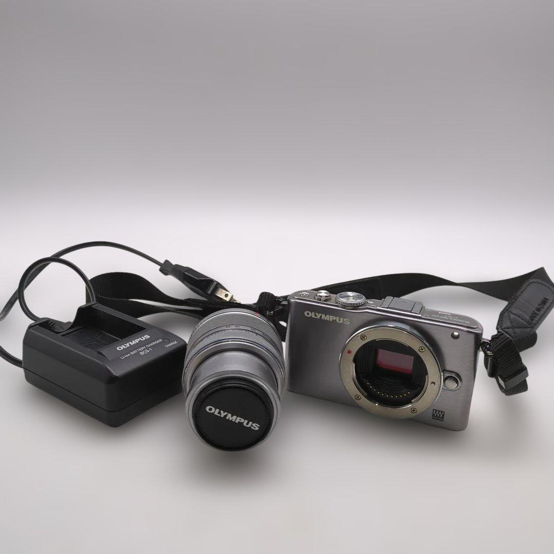 OLYMPUS E-PL3 14-42mm EZ ミラーレス一眼カメラ レンズ