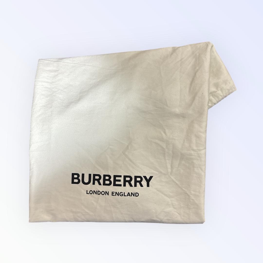 BURBERRY バーバリー トートバッグ ロゴプリント ナイロン カーキ