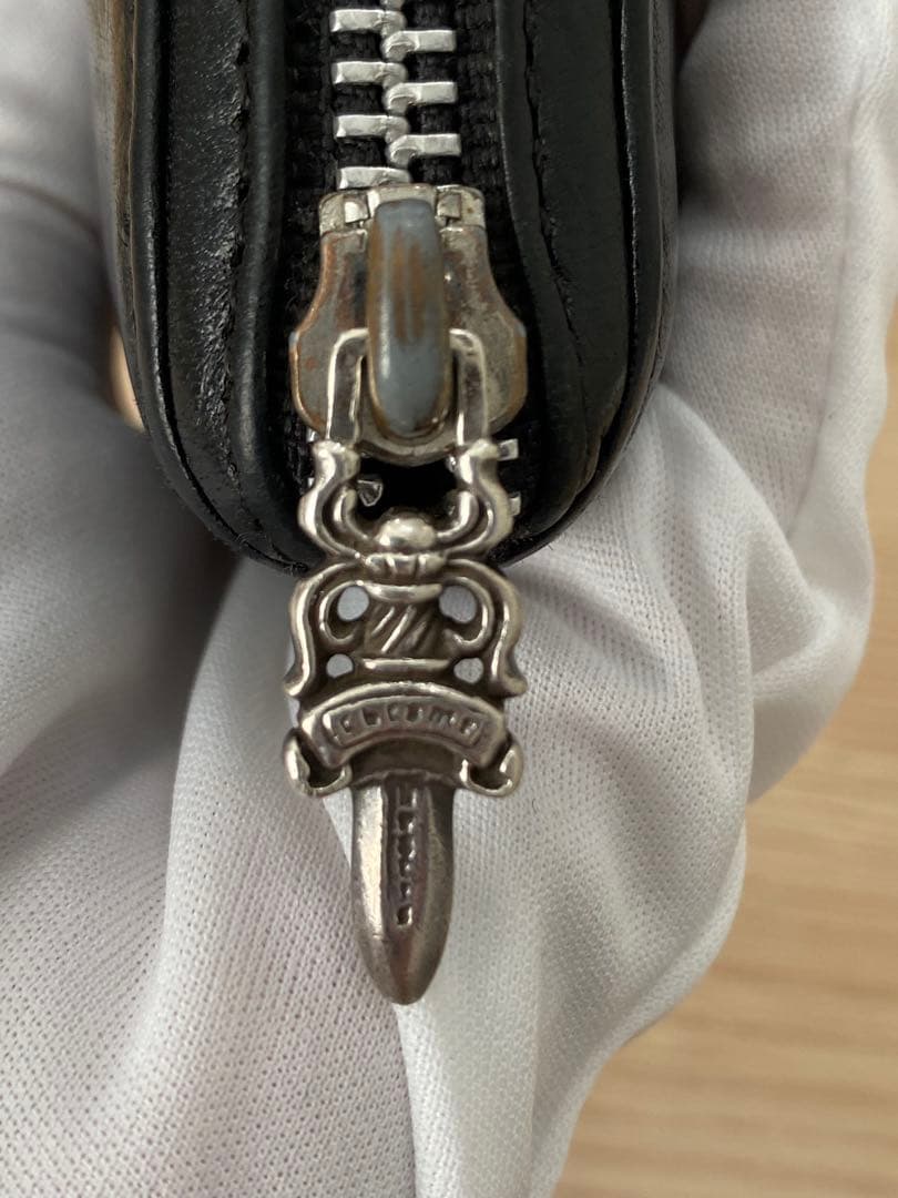 【値下げ】クロムハーツ REC F ZIP フィリグリークロス 長財布 ブラック