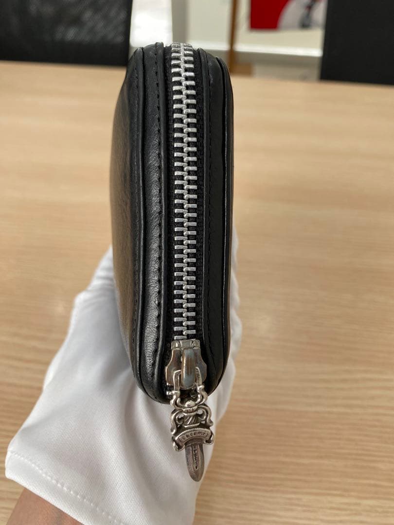 【値下げ】クロムハーツ REC F ZIP フィリグリークロス 長財布 ブラック