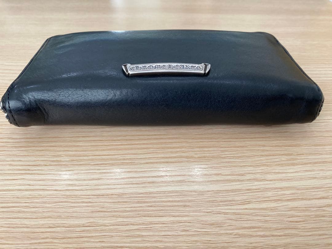 【値下げ】クロムハーツ REC F ZIP フィリグリークロス 長財布 ブラック