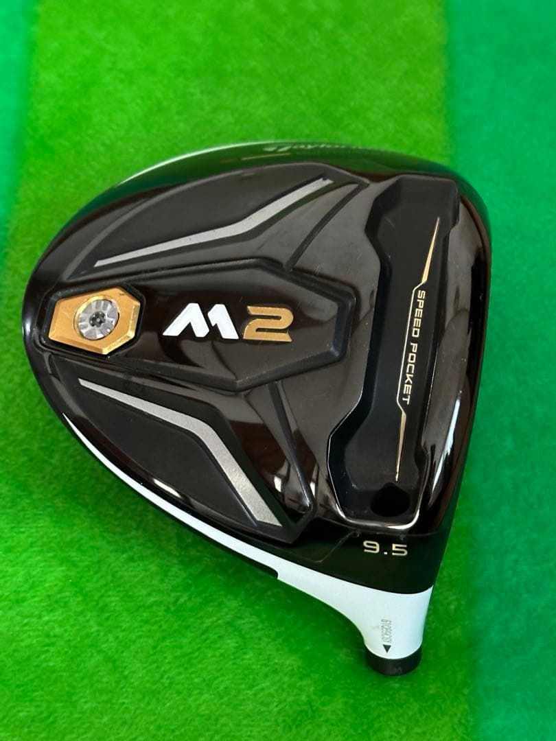【名器レア】美品 TaylorMade M2 ドライバーヘッド9.5度カバー付