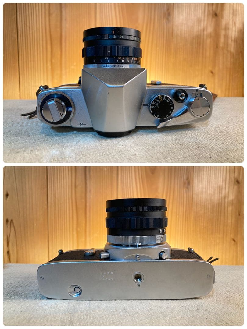 ★konica fp+hexanonレンズ★希少！超美品＊完動品★保証付