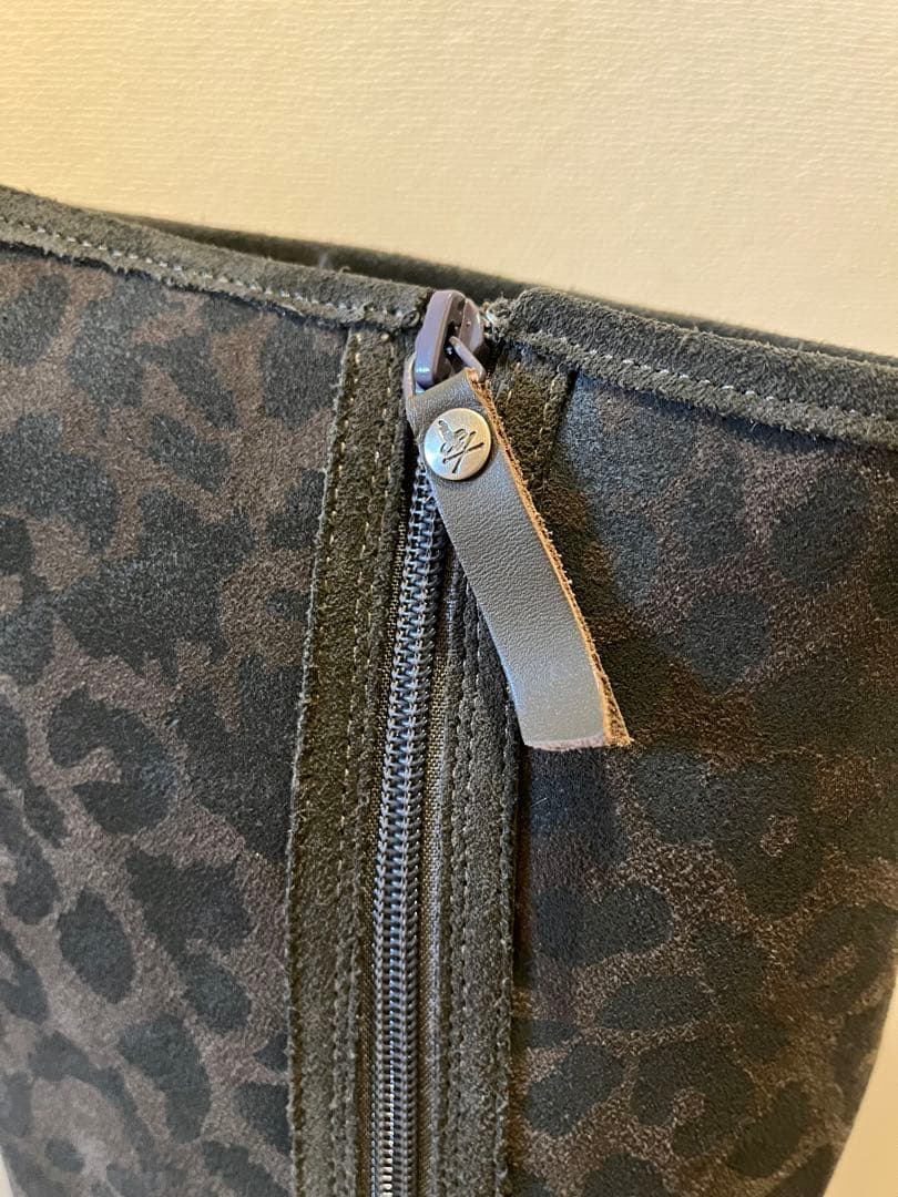 ヒステリックグラマー　レオパード　豹柄　ブーツ　ムートンブーツ　ロングブーツ