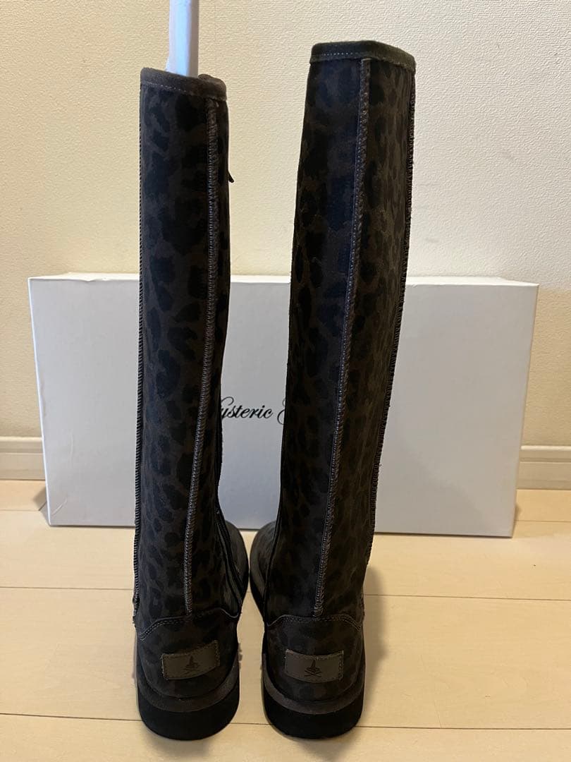 ヒステリックグラマー　レオパード　豹柄　ブーツ　ムートンブーツ　ロングブーツ