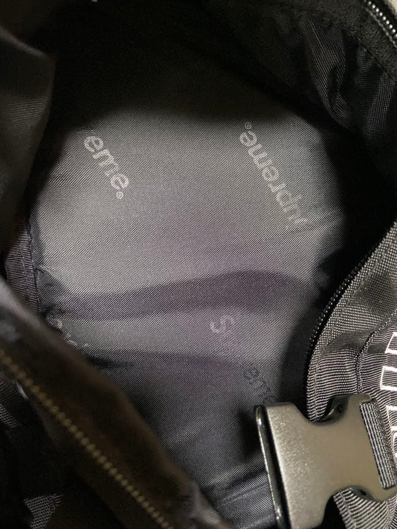 (極美品)Supreme ボディバッグ ブラック CORDURA