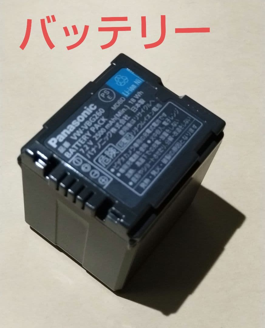 Panasonic HDC-TM750 ビデオカメラ 本体バッテリー充電器