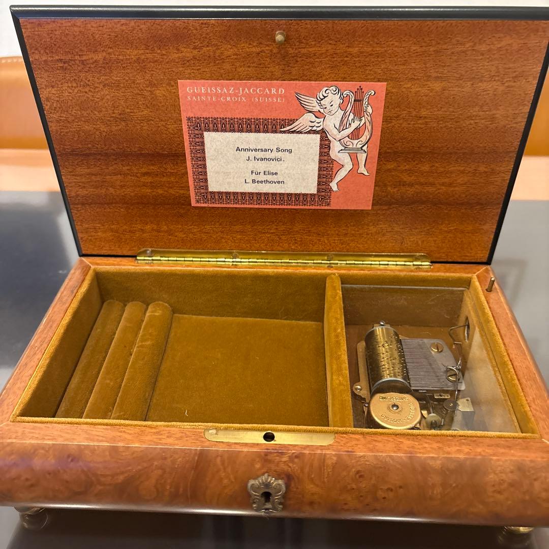 Gueissaz-Jaccard 木製オルゴール