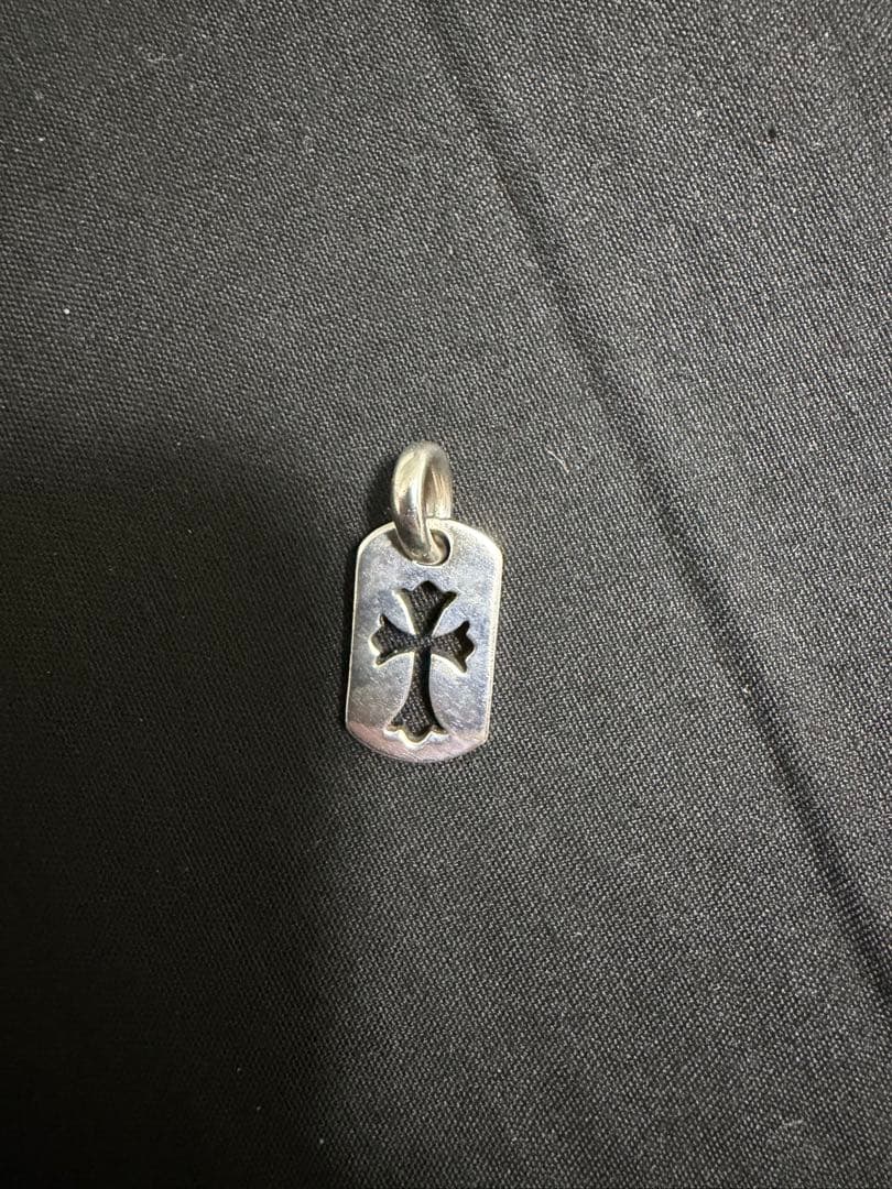 【インボイス付き】カットアウトクロスドッグタグ(タイニー)