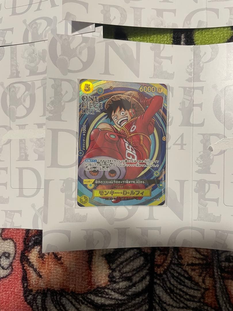 モンキー　D ルフィ　プロモ　エッグヘッド　4枚セット