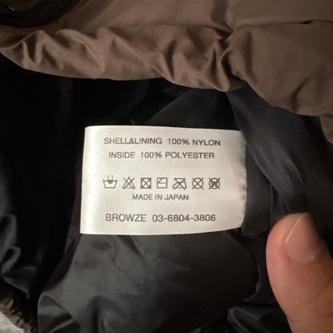 ennoy ナイロンジャケット 中綿シャカシャカ