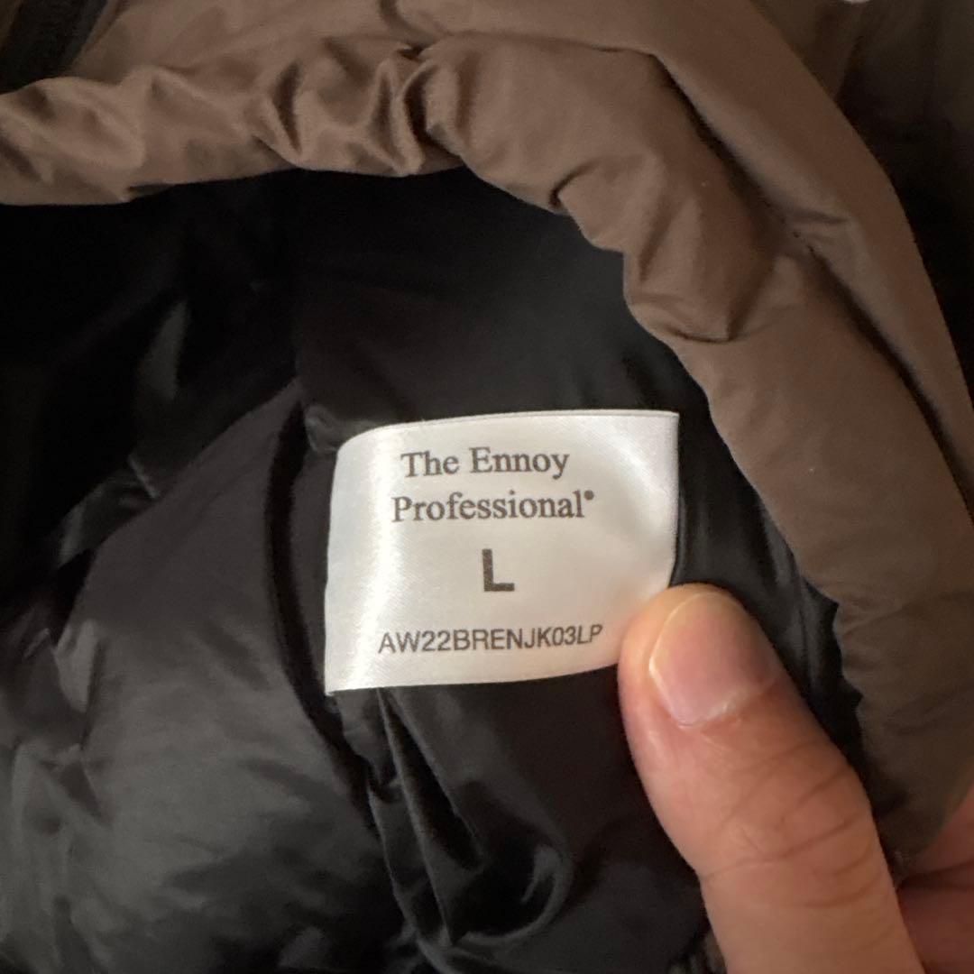 ennoy ナイロンジャケット 中綿シャカシャカ