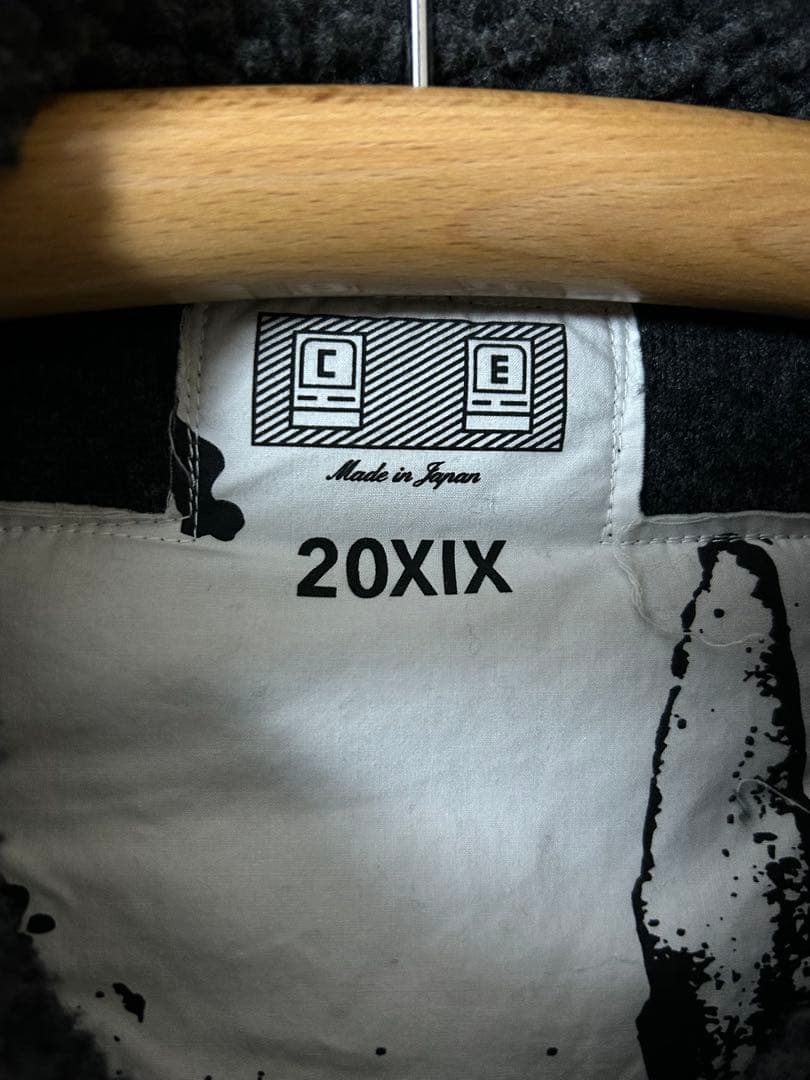 【美品】C.E 19ss FLEECE ZIP VEST