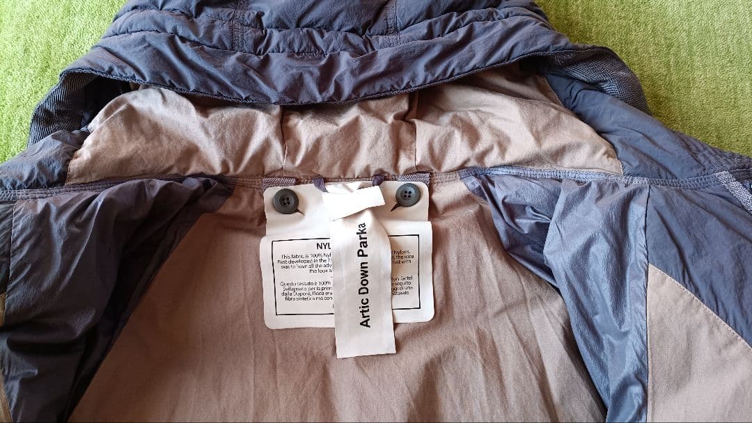Ten c ARTIC DOWN PARKA GRAY サイズ48