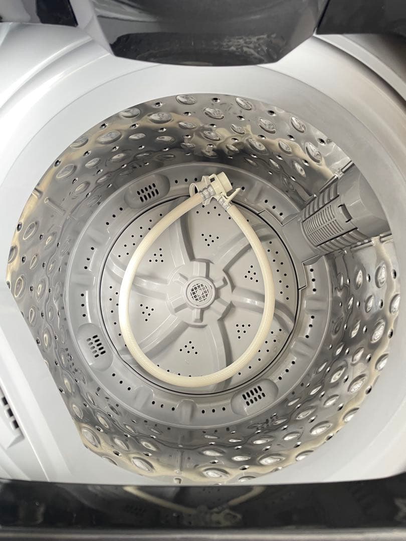 803 ニトリ おしゃれブラックガラストップ 6kg洗濯機 2023年製 単身