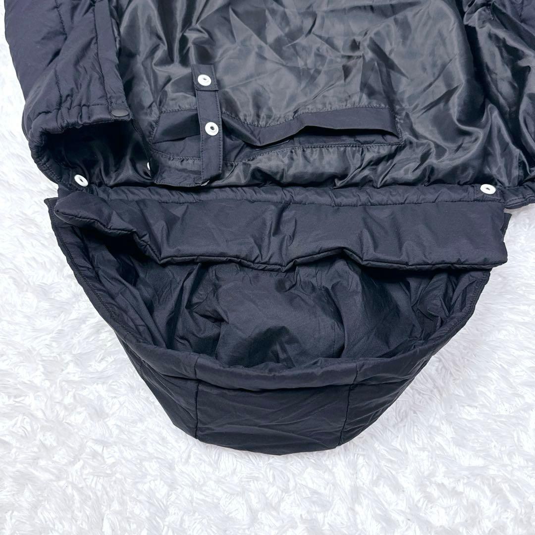 【美品】THE NORTH FACE 抱っこ紐ケープ ベビーシェルブランケット黒