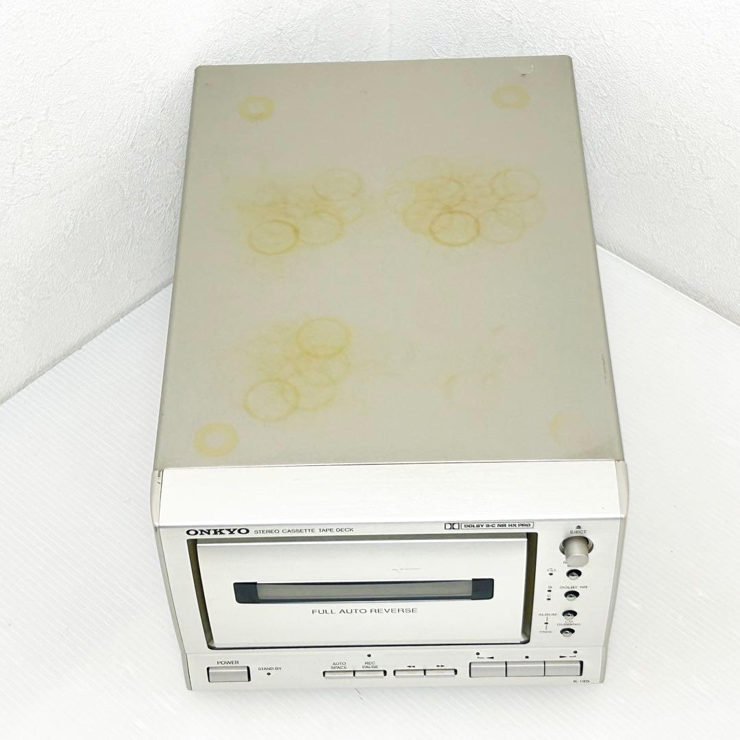 希少 ONKYO オートリバースカセットデッキ K-185-S