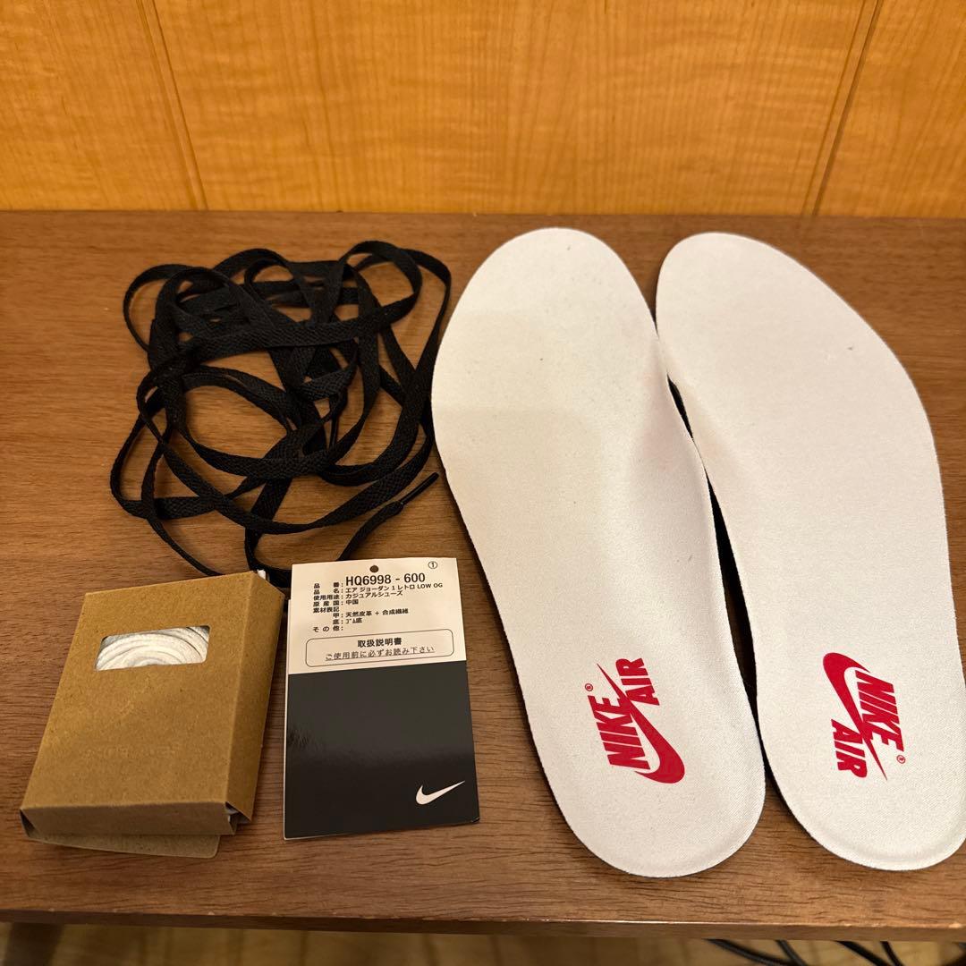 美品　NIKE Air Jordan 1 Low Chicago 27.5