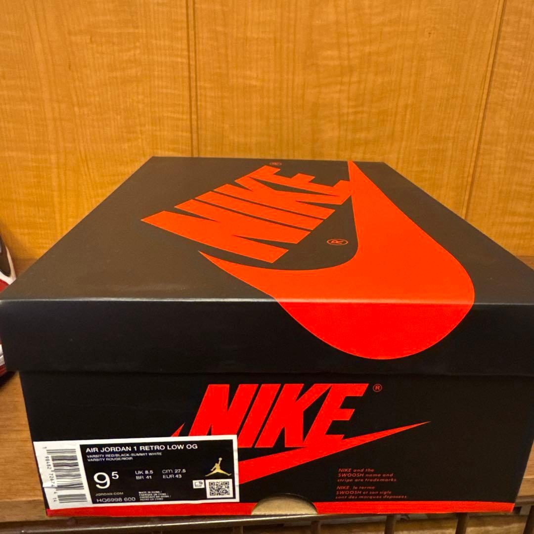 美品　NIKE Air Jordan 1 Low Chicago 27.5
