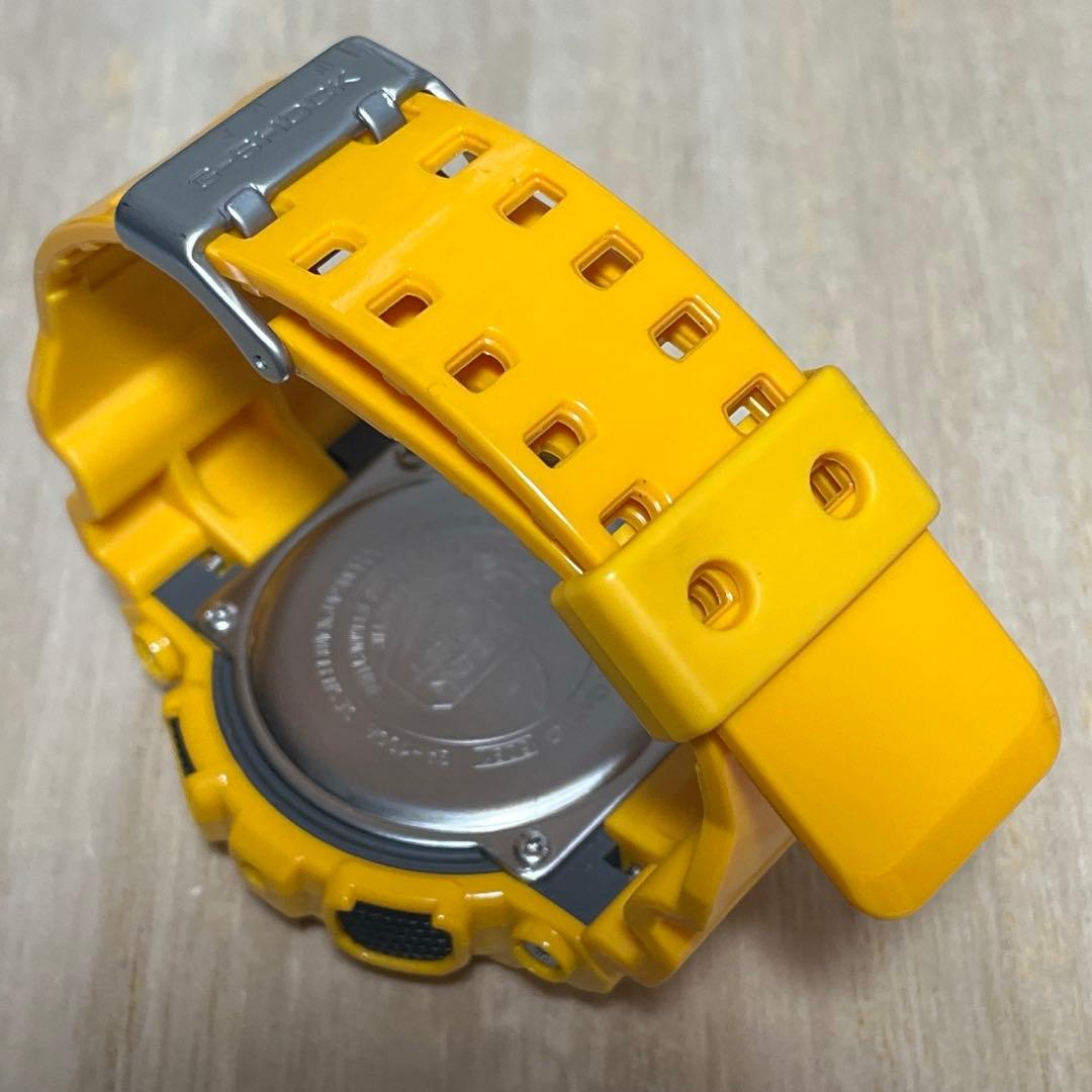 【人気モデル！売れ筋イエロー★完動美品】G-SHOCK GA-100A アナデジ