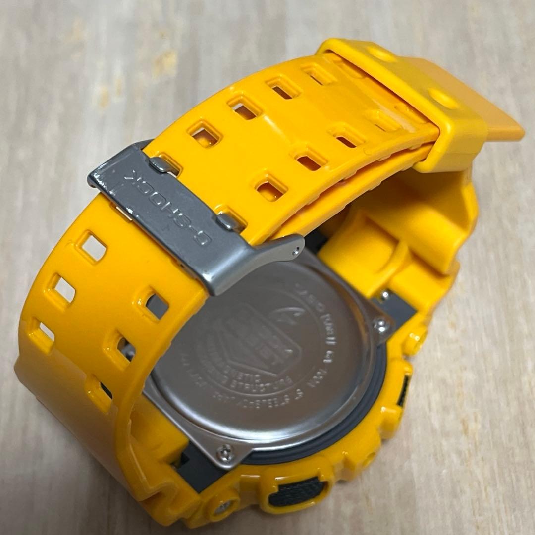 【人気モデル！売れ筋イエロー★完動美品】G-SHOCK GA-100A アナデジ
