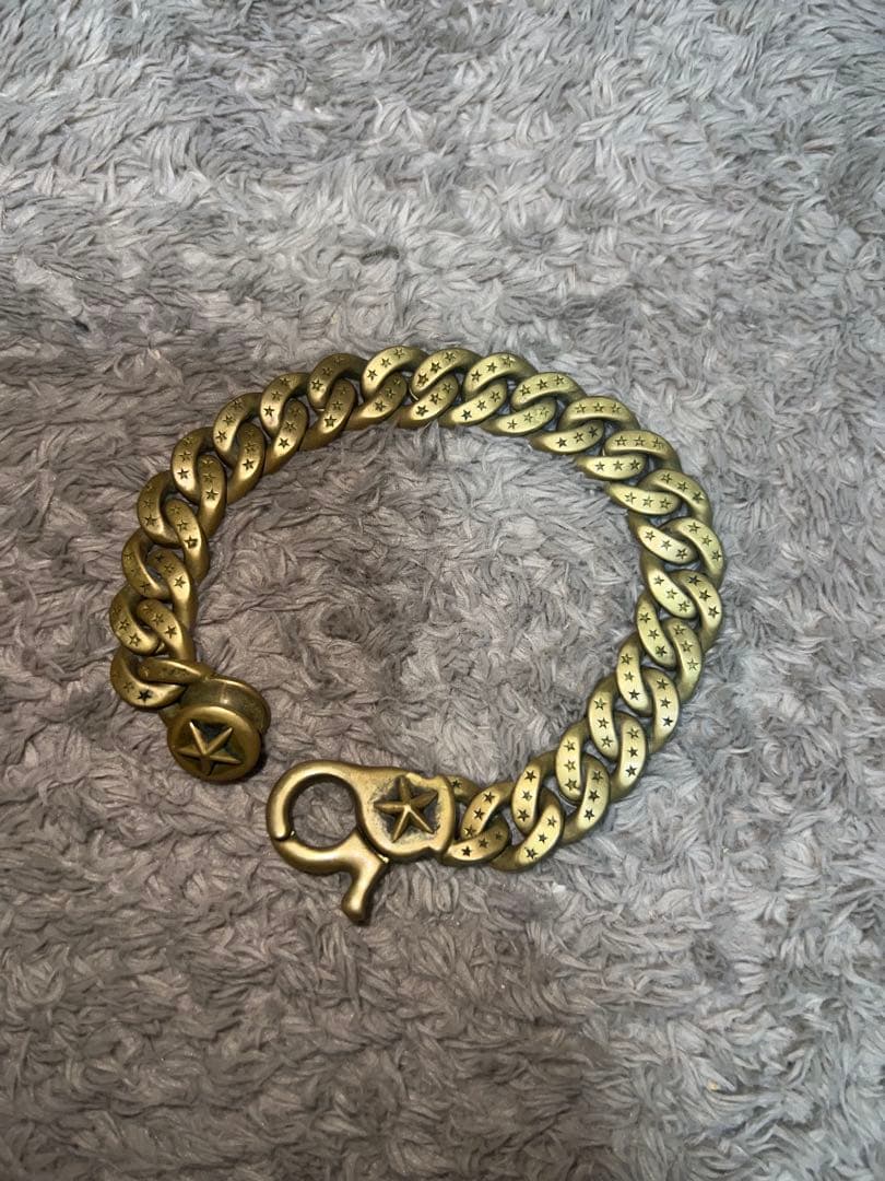 CALEE 真鍮ブレスレット スター リング コンチョ ネックレス