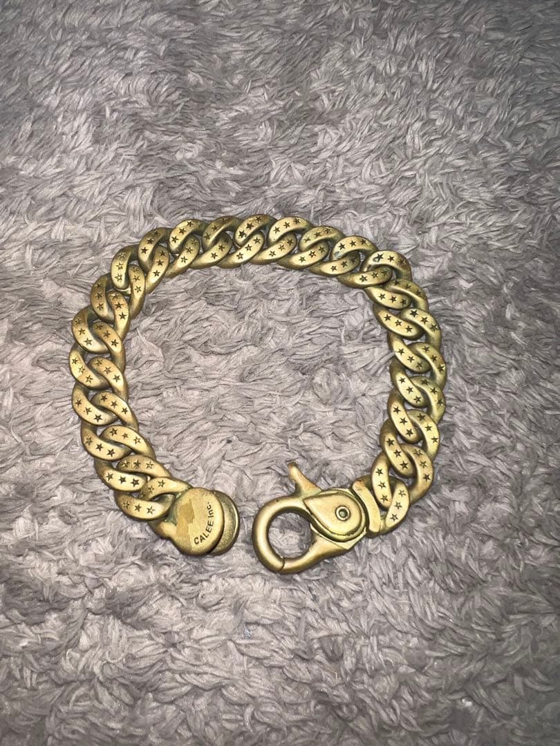 CALEE 真鍮ブレスレット スター リング コンチョ ネックレス