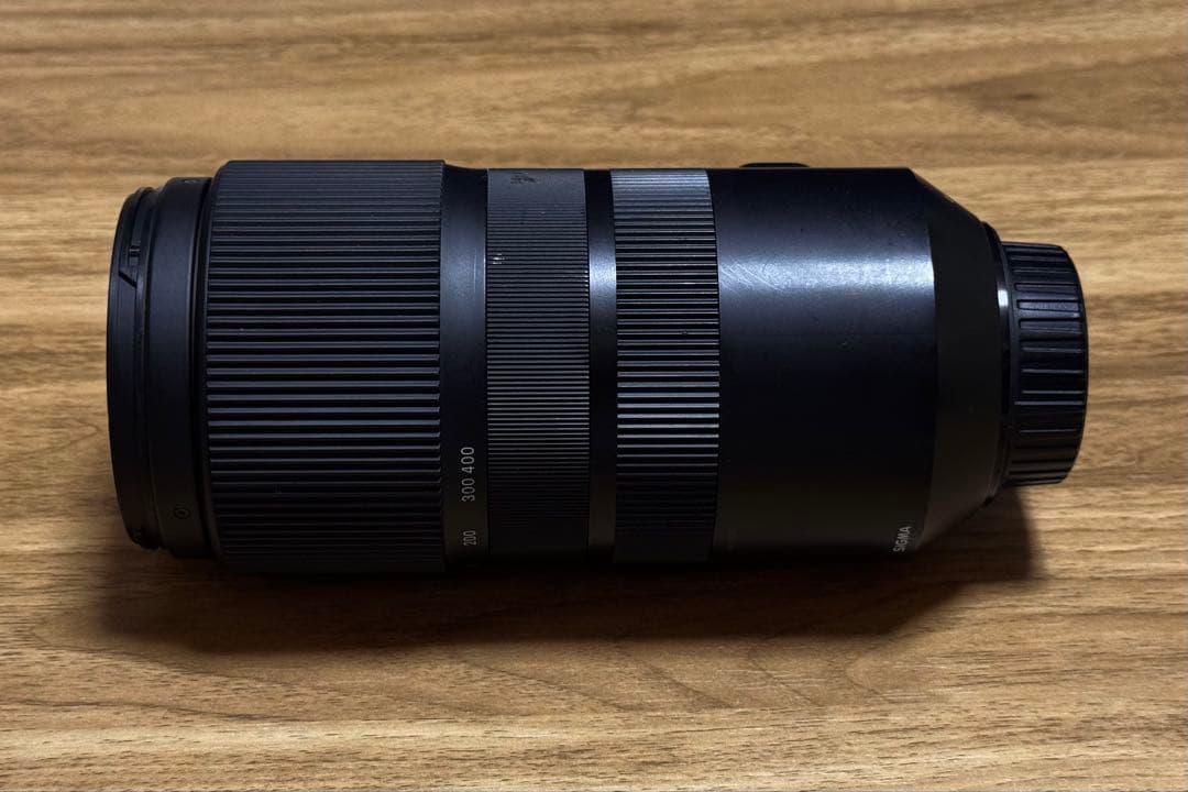 (わけあり)SIGMA 100-400mm F5-6.3 フード割れ