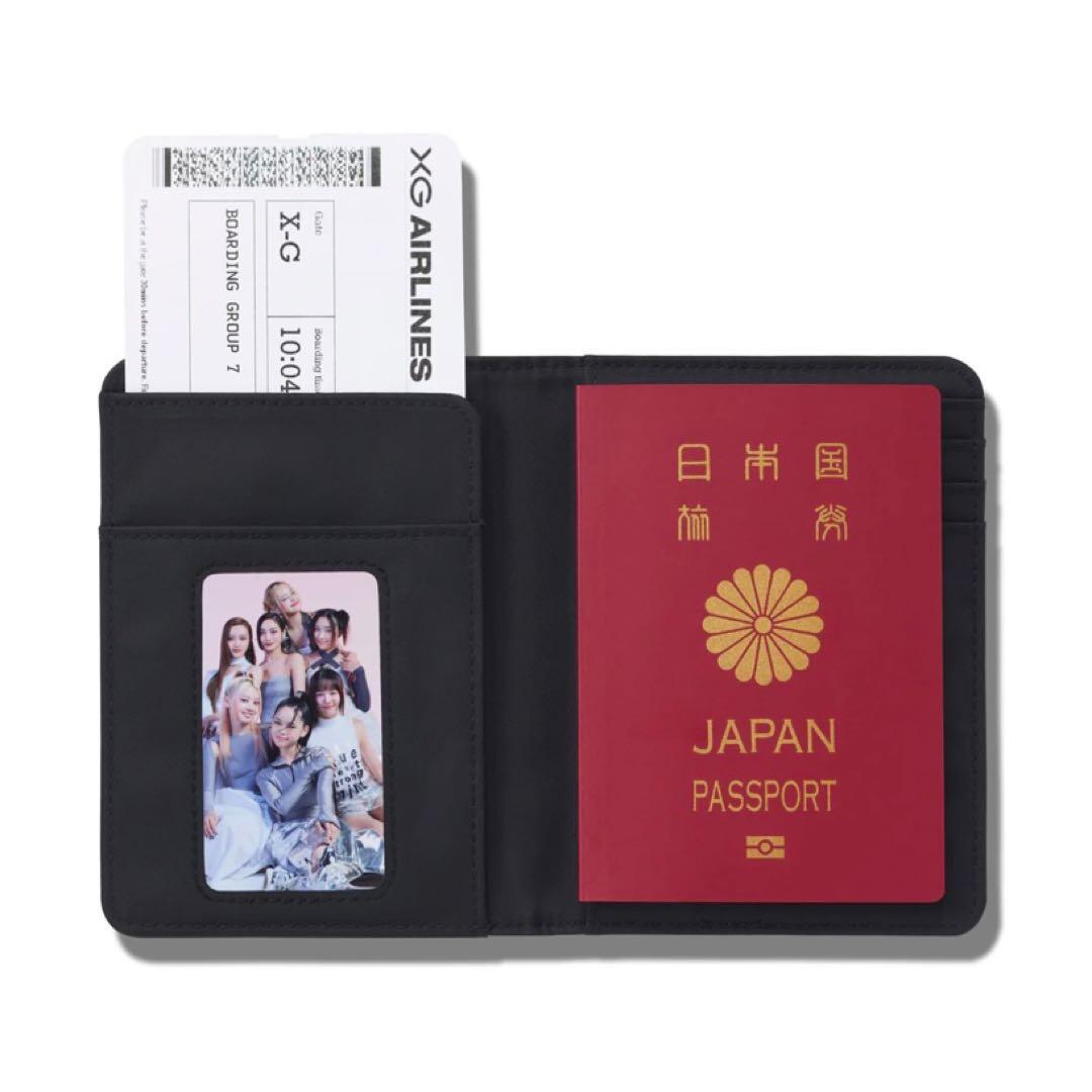 XG PRODUCTS 3 パスポートカバー ブラック