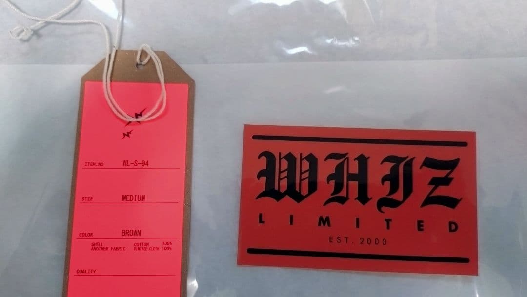 WHIZ LIMITED 2025SS \"REP SHIRT\"　BROWN